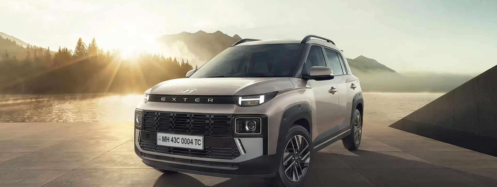 Hyundai Exter Front Left Quarter View Hyundai Exter Front Left Quarter View