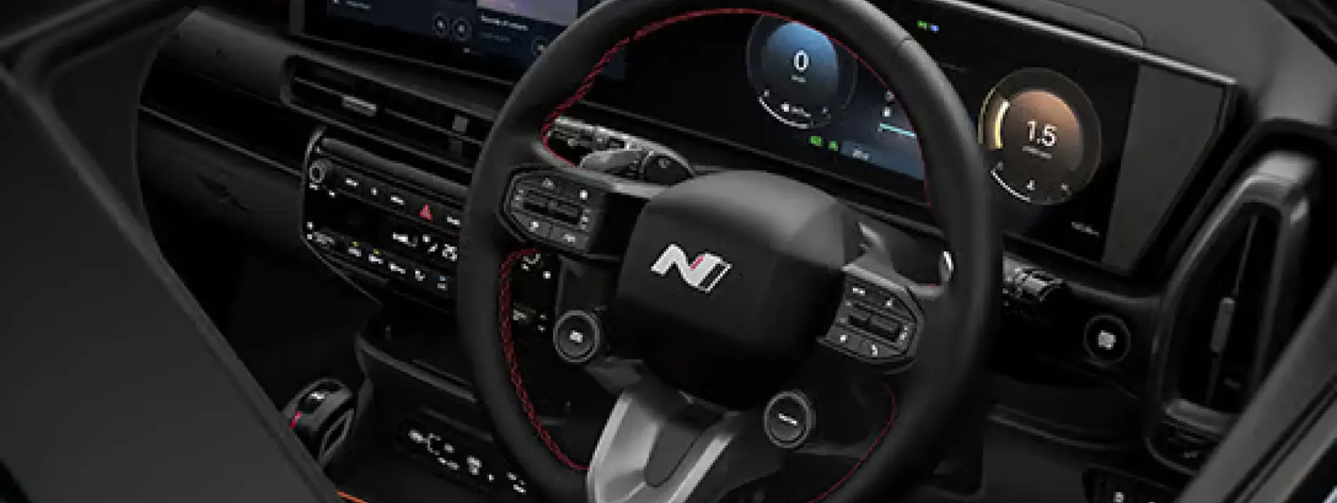 Hyundai Venue N Line steering wheel