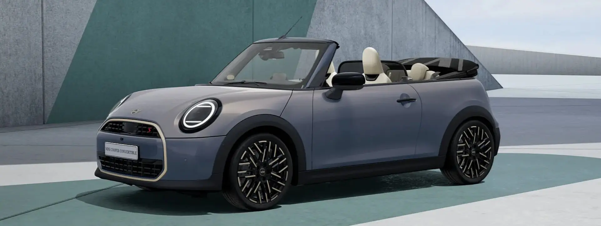 Mini Cooper S Convertible Front Left View