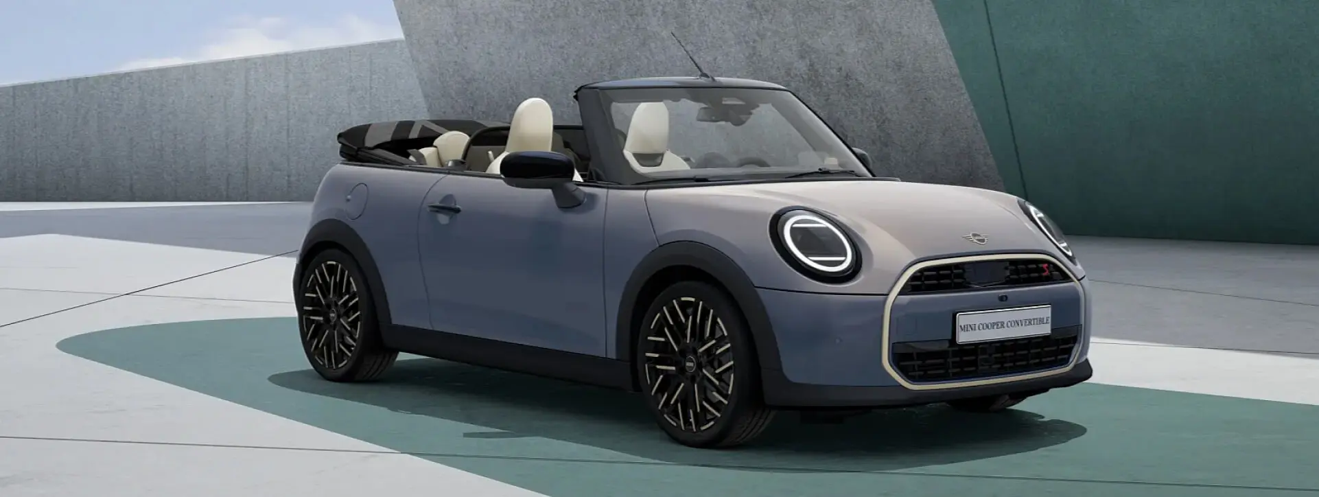 Mini Cooper S Convertible Front Right View