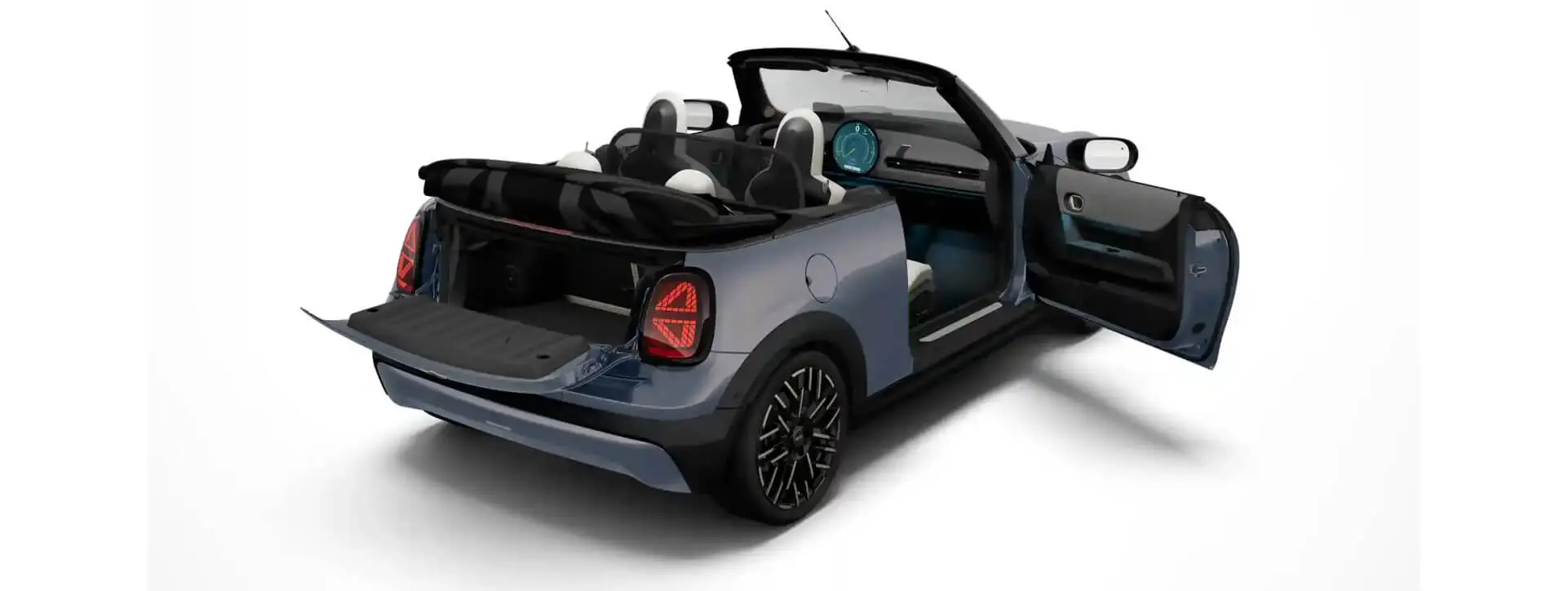 Mini Cooper S Convertible Rear Right View