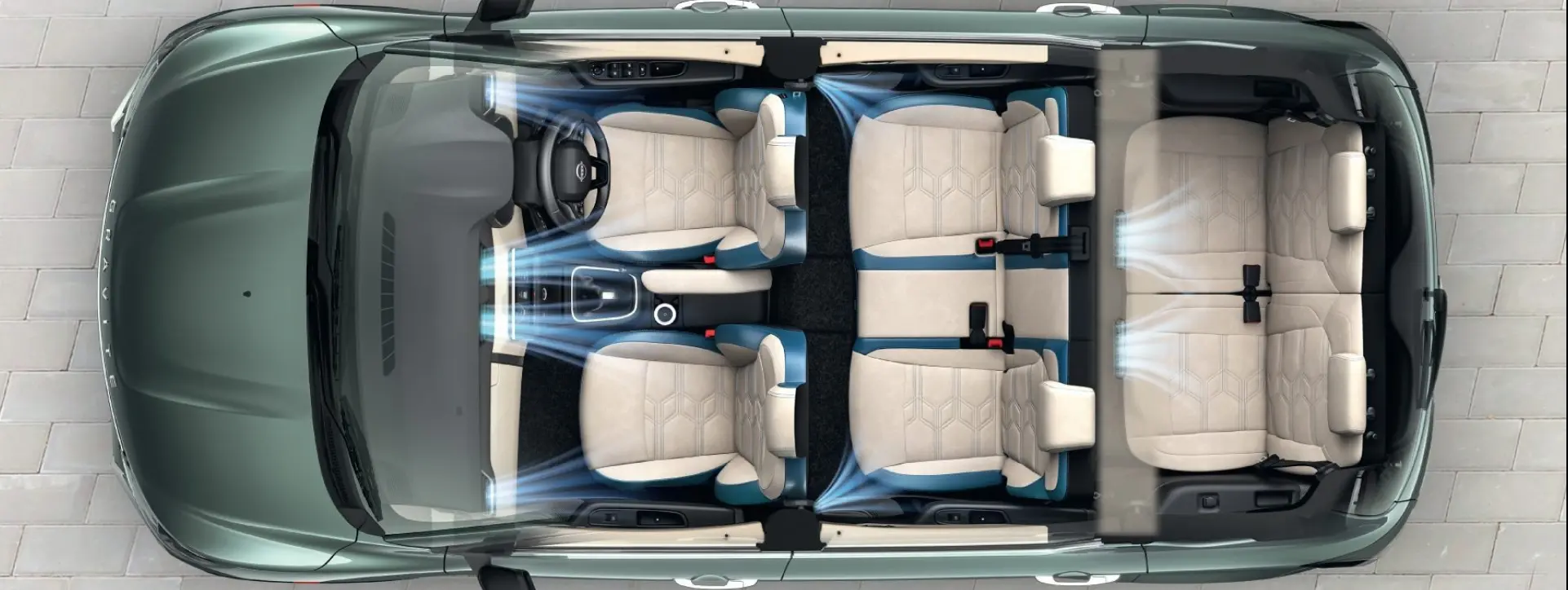 Nissan Gravite Tropicalised AC With 3-Row Vents Nissan Gravite Tropicalised AC With 3-Row Vents