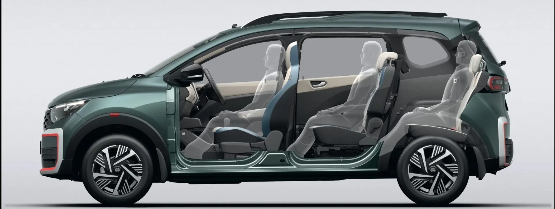 Nissan Gravite Generous Knee Room & Head Room Nissan Gravite Generous Knee Room & Head Room