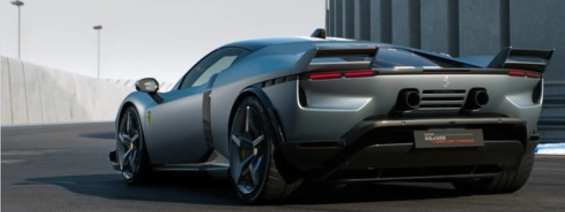 Ferrari 849 Testarossa Rear Left Three Quarter View Ferrari 849 Testarossa Rear Left Three Quarter View