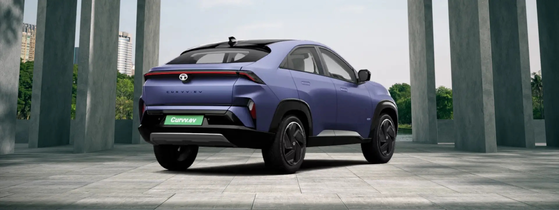 Tata Curvv EV Rear Right View