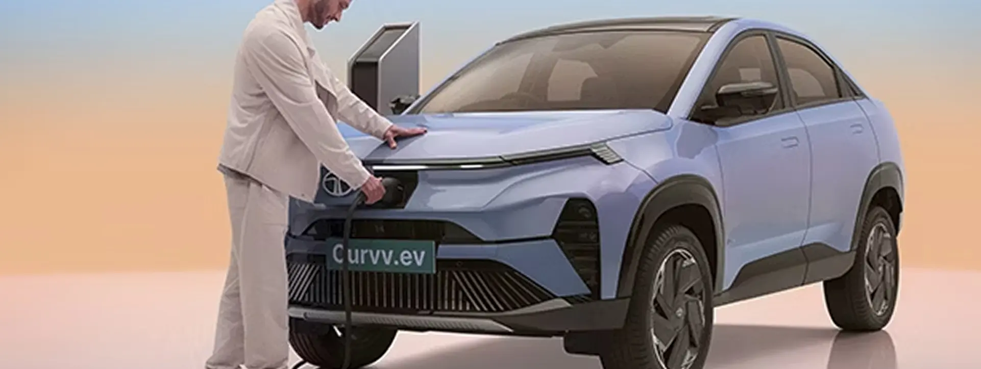 Tata Curvv EV Electric Front Charging Lid