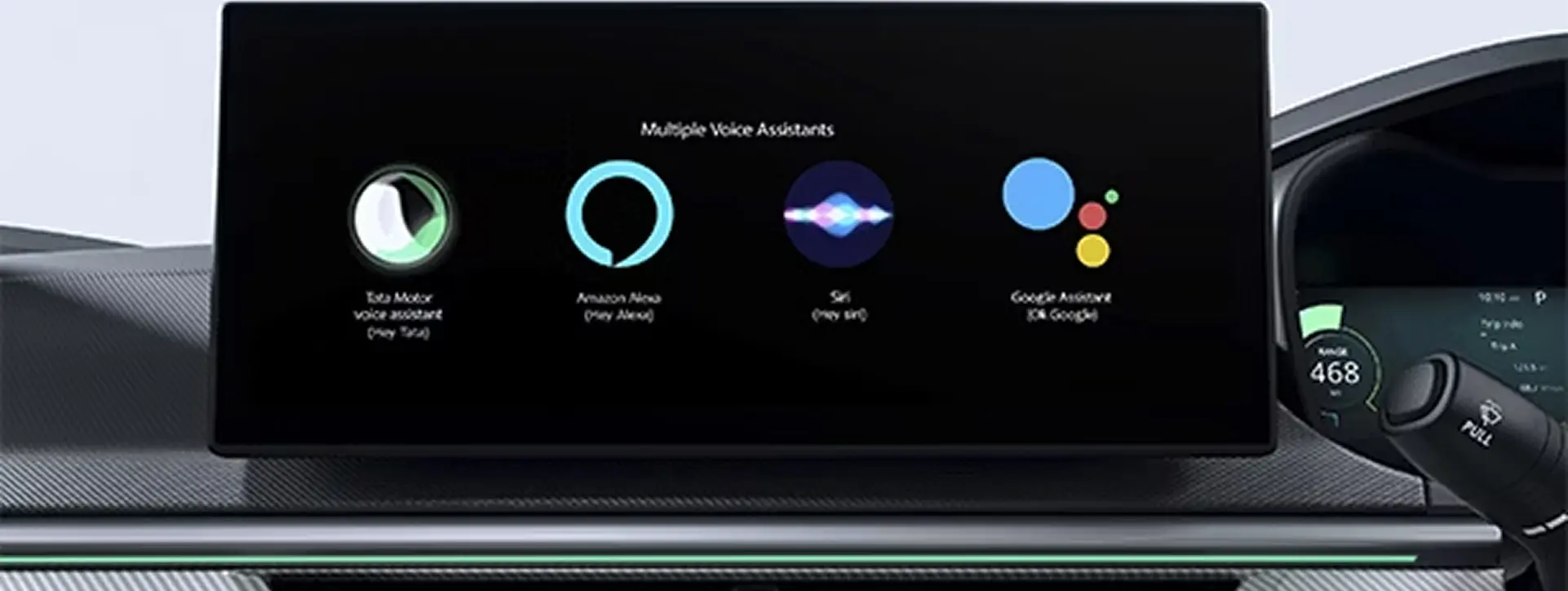 Tata Curvv EV Multiple Voice Assistants