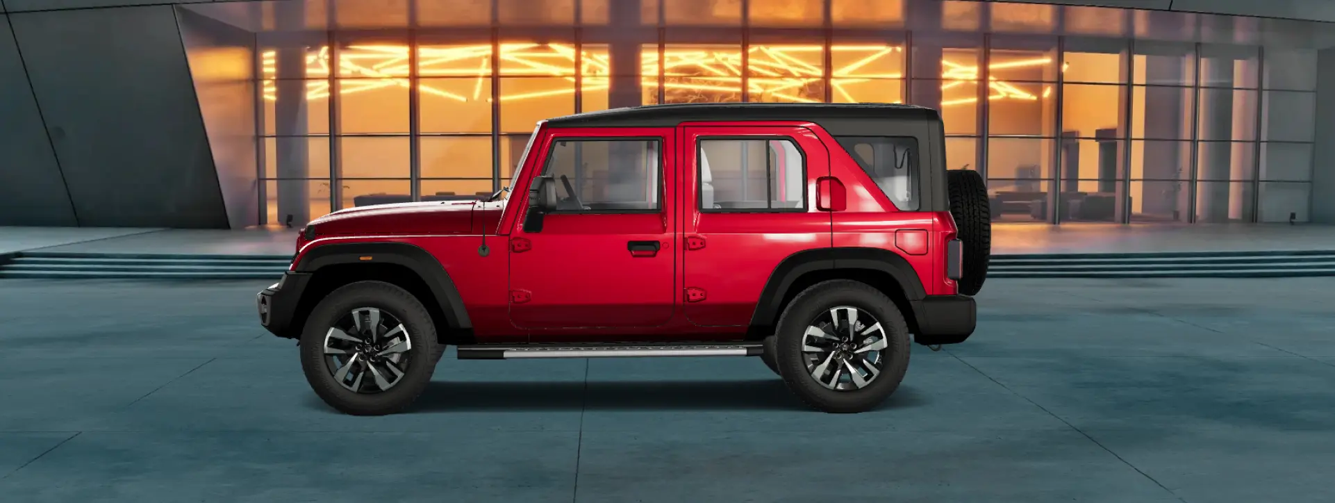 Mahindra Thar ROXX Left Side View