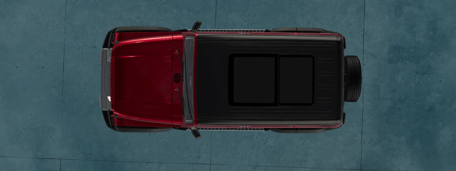 Mahindra Thar ROXX Top View