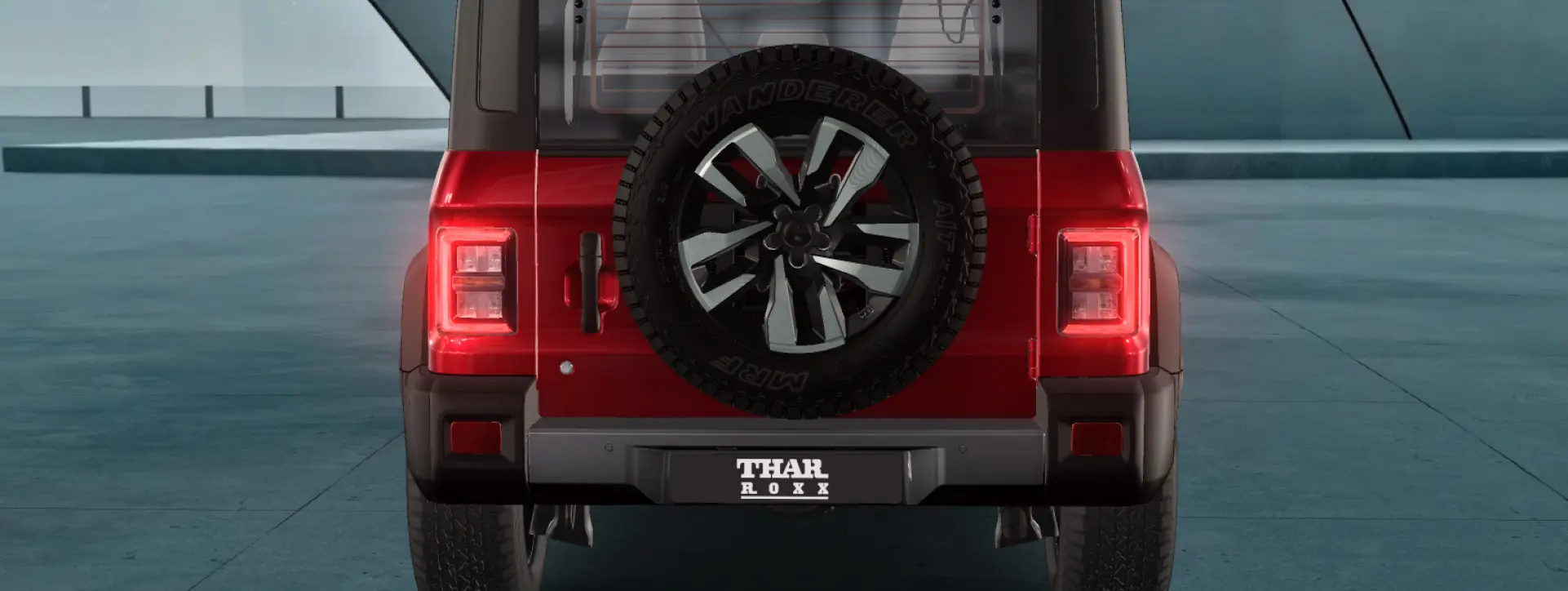 Mahindra Thar ROXX Under Boot