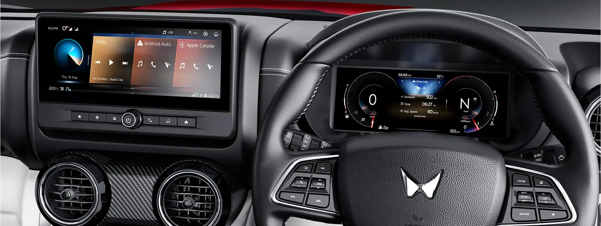 Mahindra Thar ROXX Instrument Cluster