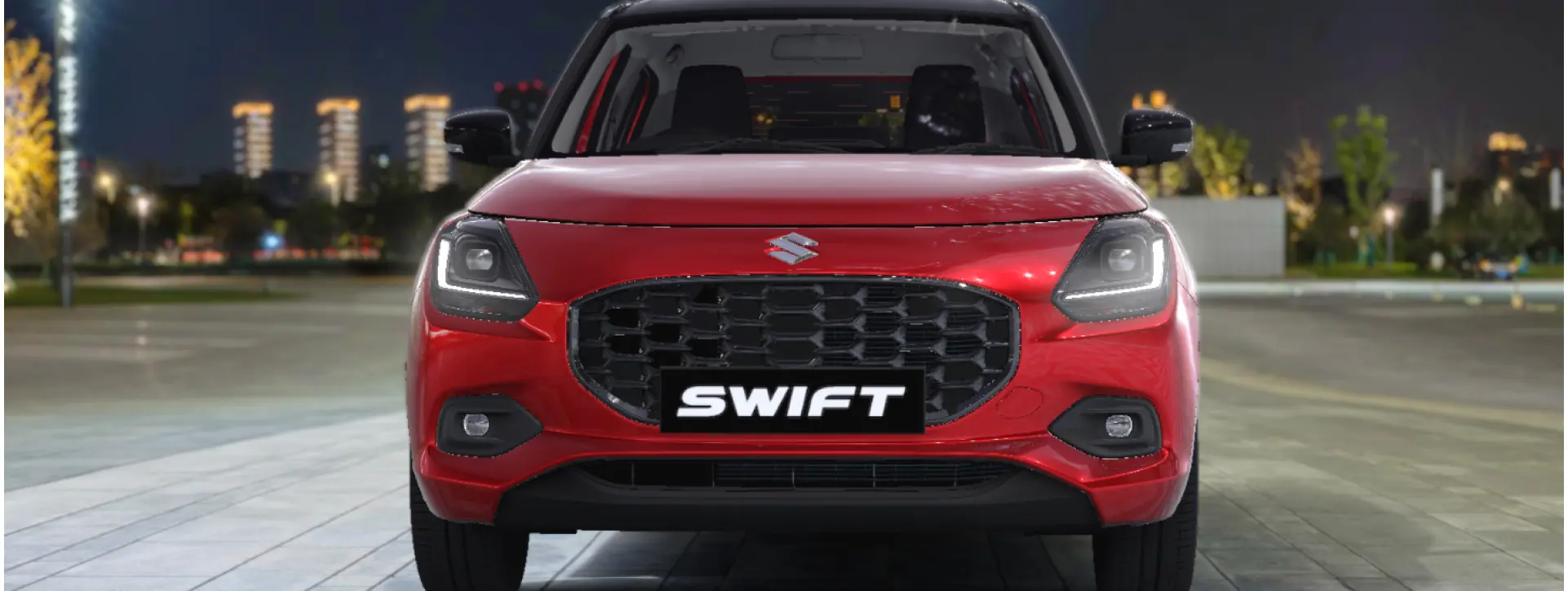 Maruti Suzuki Swift Front View Closeup