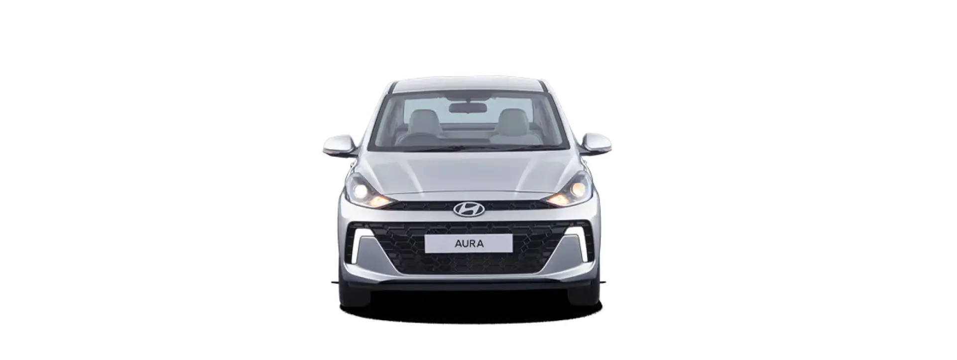 Hyundai Aura front side view