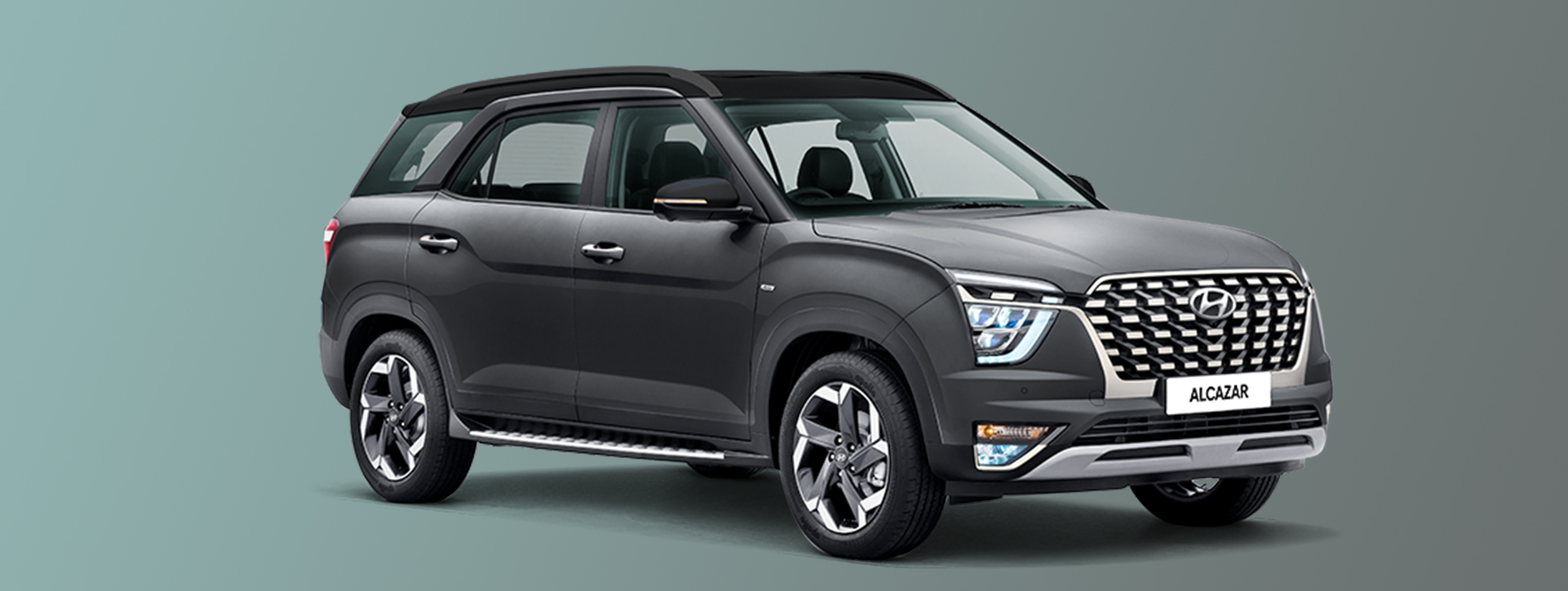 Hyundai Alcazar Front Right View Hyundai Alcazar Front Right View