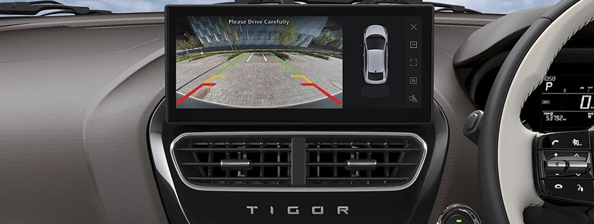 Tata Tigor HD Reverse Parking Digital Camera