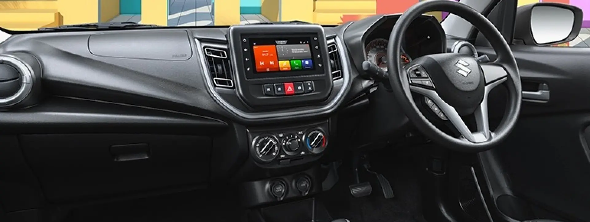 Maruti Suzuki Celerio Dashboard Passenger View