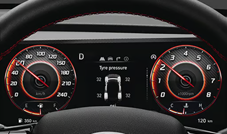 Tyre Pressure Monitoring System for car safety