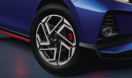 Front and rear disc brakes