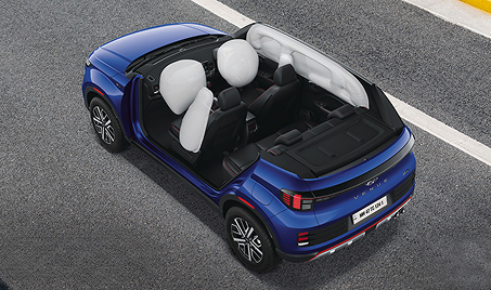 6 Airbags Standard (driver, passenger, side & curtain)