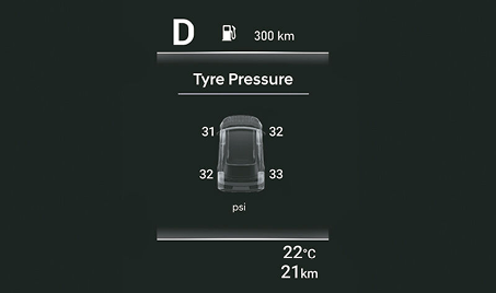 Tyre Pressure Monitoring System for punctual alerts and timely fills