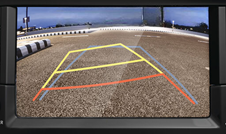 Rear View Camera with Dynamic Guidelines