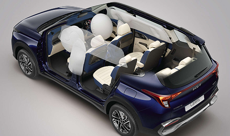 Standard Six Airbags for Enhanced Safety