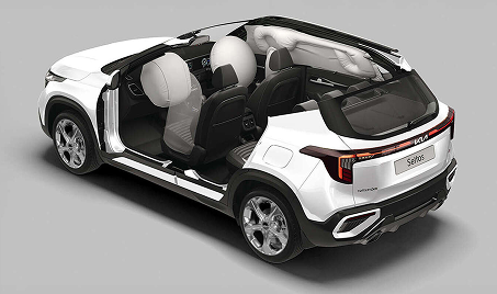Standard 6 Airbags for All-Round Safety