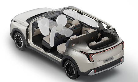 Standard Six Airbags for Enhanced Safety