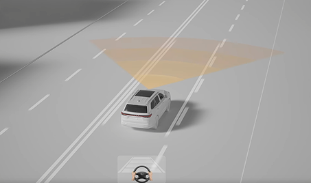 Lane Departure Alert (LDA) with Lane Keeping Assist