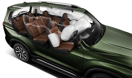 Comprehensive 6-Airbag Safety, Including Curtain Airbags