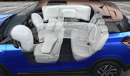 6 Airbags for Enhanced Passenger Safety