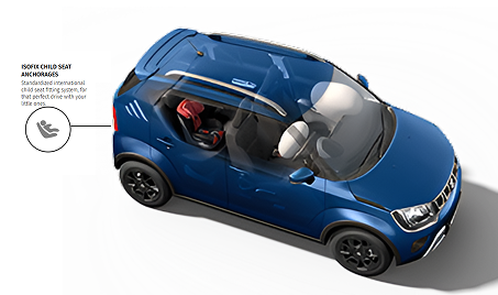 ISOFIX child seat anchorages 