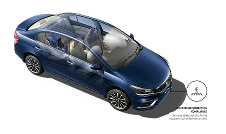 Pedestrian protection compliance