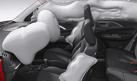 Dual Front Airbags for Driver and Passenger Safety