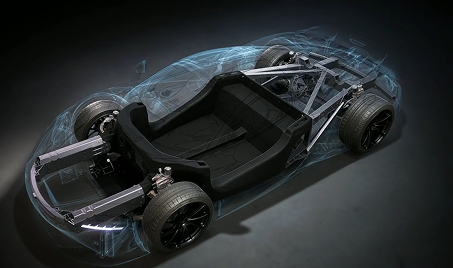 Strong carbon fiber Monocell II tub