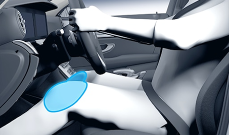 Front Knee Airbag Protection
