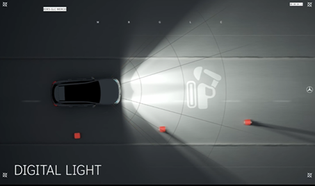 DIGITAL LIGHT Headlamp Hazard Projection
