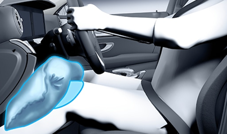 Front Knee Airbag Protection