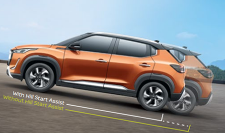 Hill-Assist Feature for Confident Starts on Slopes