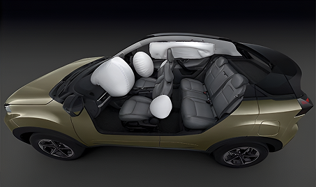 Cushioned Safety with 6 Airbags