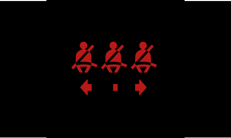 Front Row Seatbelts with Pre-Tensioner + Force Limiter