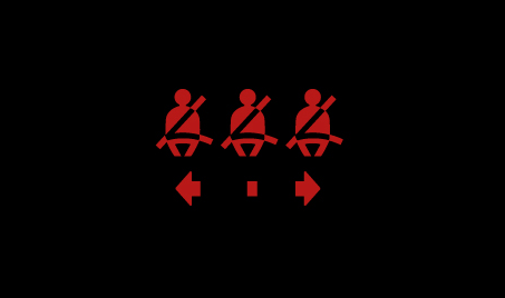 Driver and Front Passenger Active Seatbelt Pretensioning System with Force Limiters