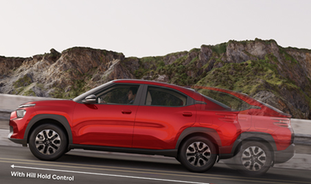 Hill-Assist Feature for Confident Starts on Slopes