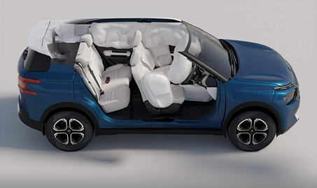 Six Airbags for All-Round Safety