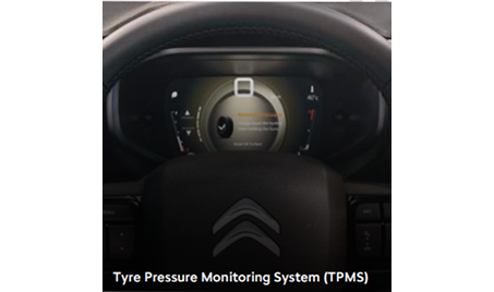 Tyre Pressure Monitoring System for Safer Drives