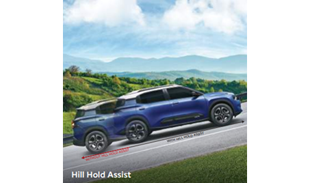 Hill-Assist Feature for Confident Starts on Slopes